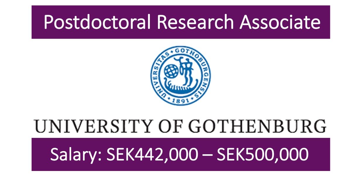 Read more about the article 08 Postdoctoral Fellowships at University of Gothenburg, Sweden