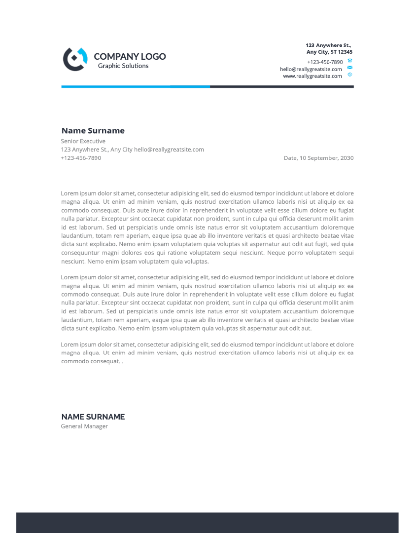 Letter of Recommendation Template